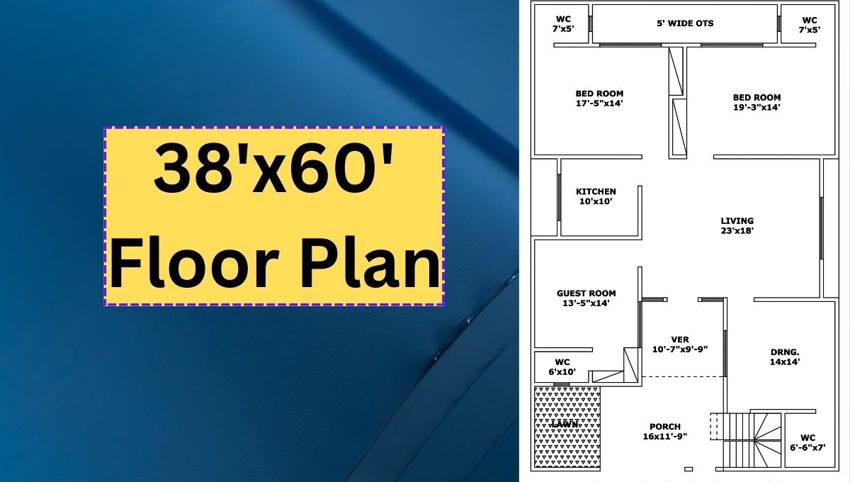 38'x60' Floor Plan