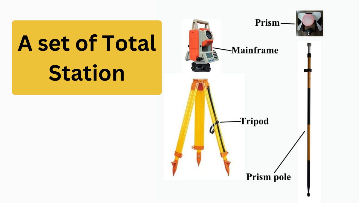 Total station. a survey instrument