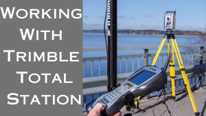 Working with Trimble Total station