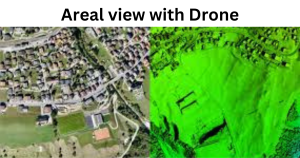 Topographic survey. Drone surveying